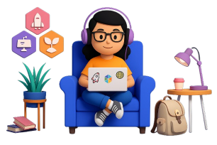 Kids learning technology through fun and interactive courses