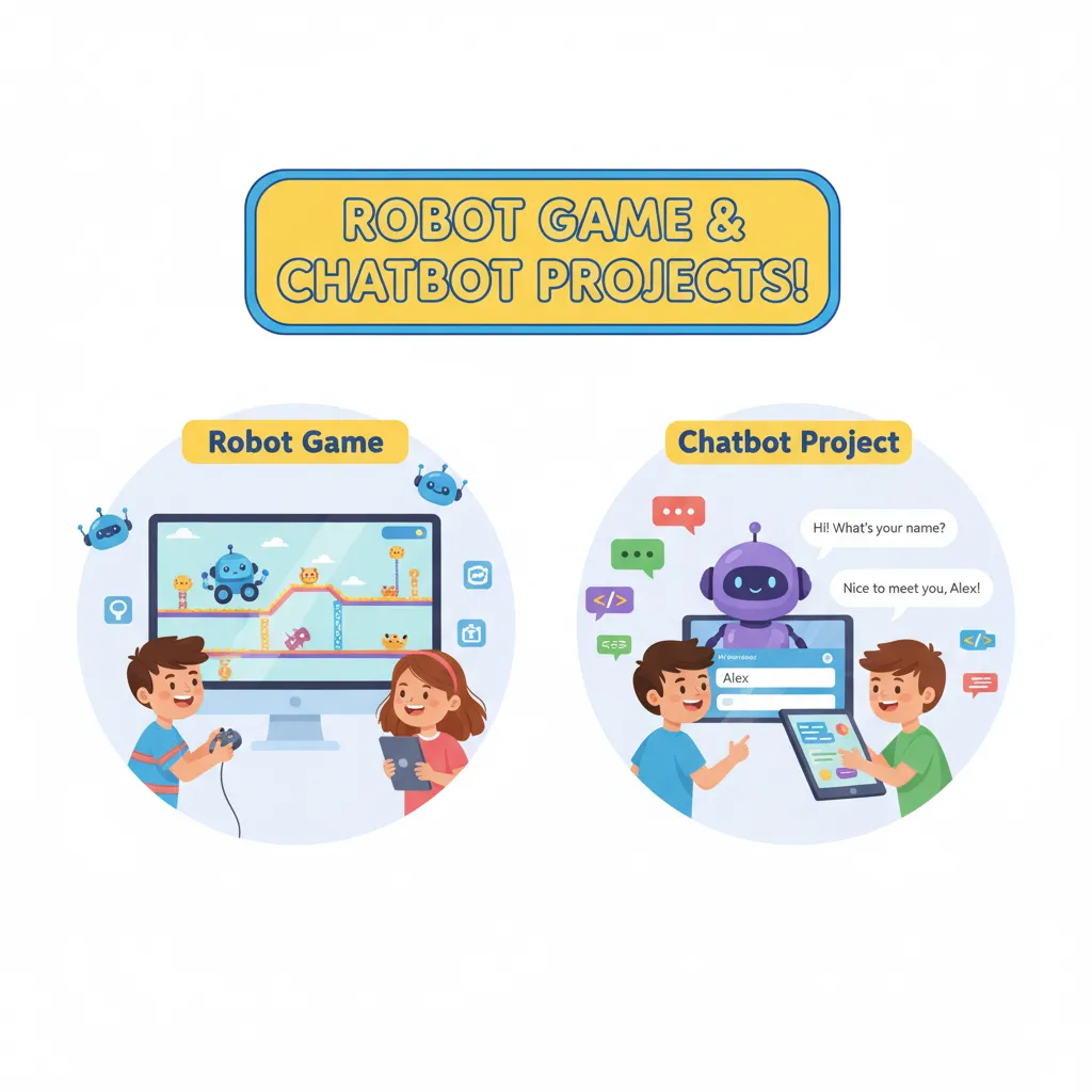 Robot Game and Chat Bot