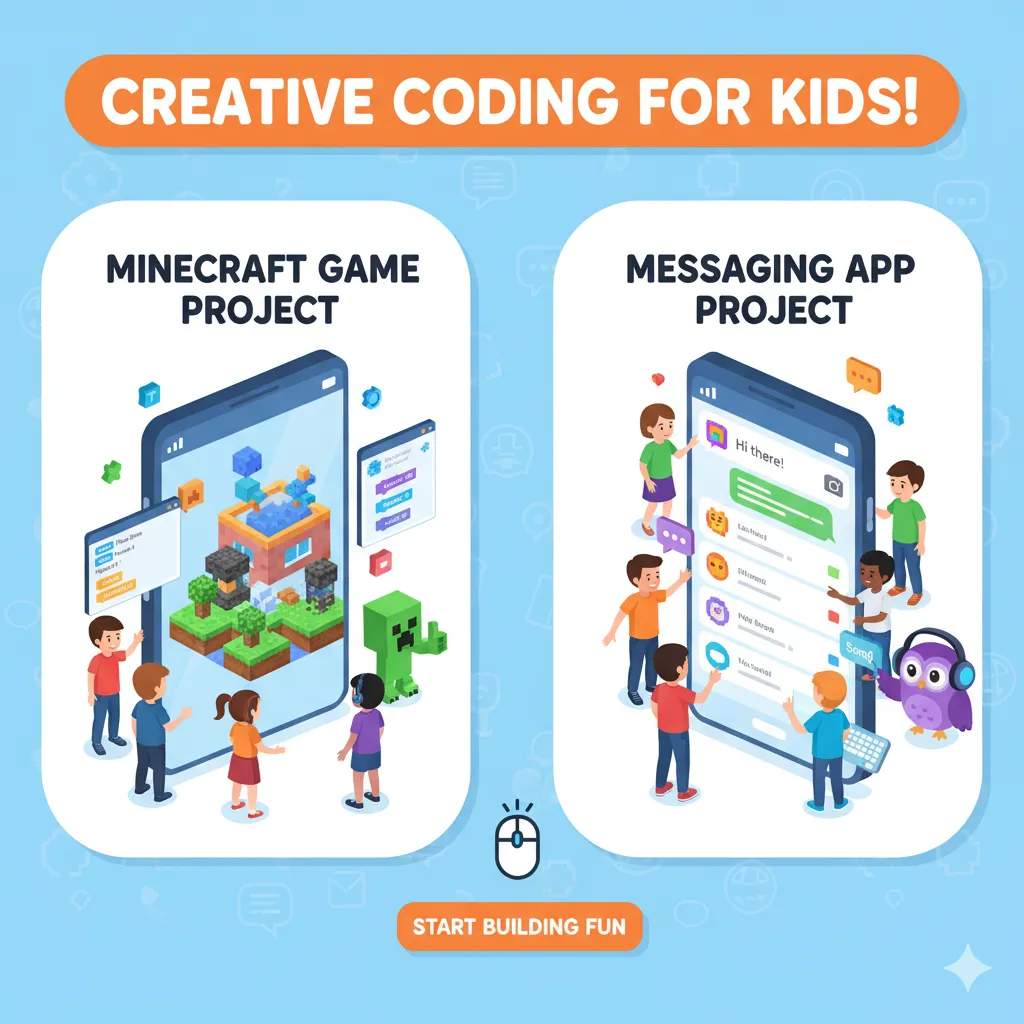 Minecraft Game and Messaging App
